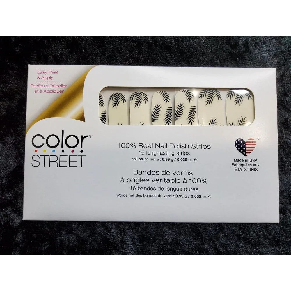 Color Street 100% Nail Polish Strips - New "palm before the storm" - Picture 1 of 2